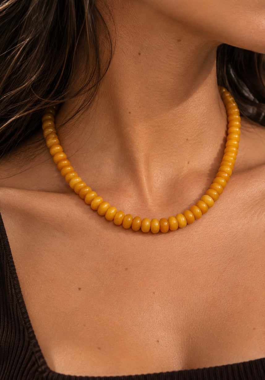 Sunrise — Natural Yellow Jade