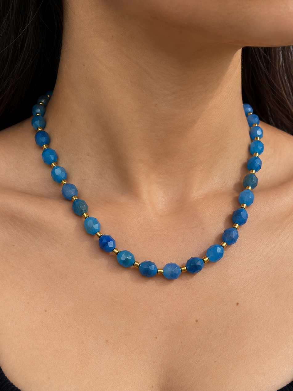 Azure — Natural Blue Agate